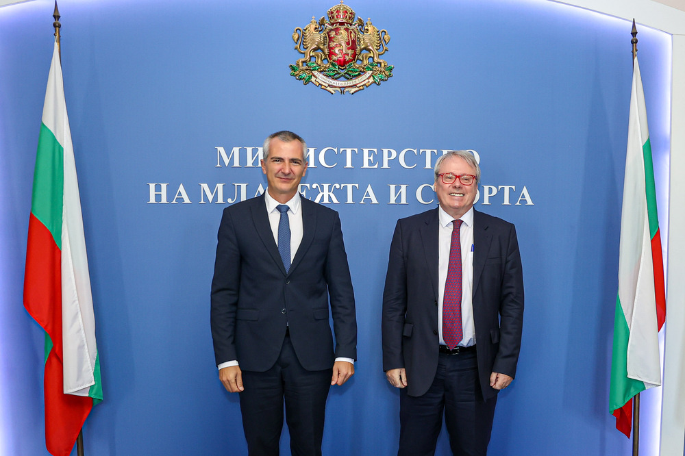 ММС: Министър Димитър Илиев се срещна с посланика на Франция Жоел Мейер