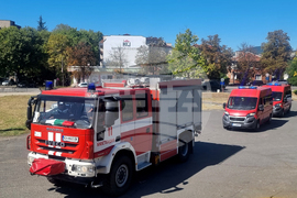 Кърджали - пожарникари - завръщане - Гърция