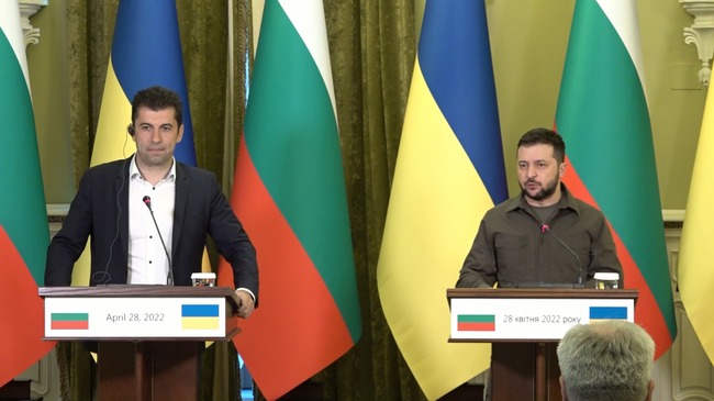 Премиерът Кирил Петков: Украйна ще победи, демократичните страни я подкрепят