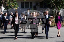 Мария Габриел - Гордан Гърлич Радман - училище - посещение