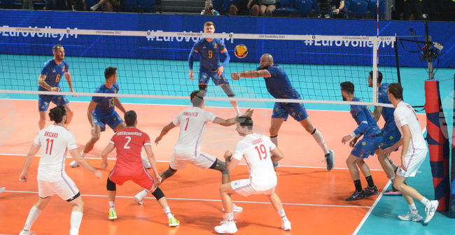 Варна - волейбол - Европейско първенство - Франция - Румъния