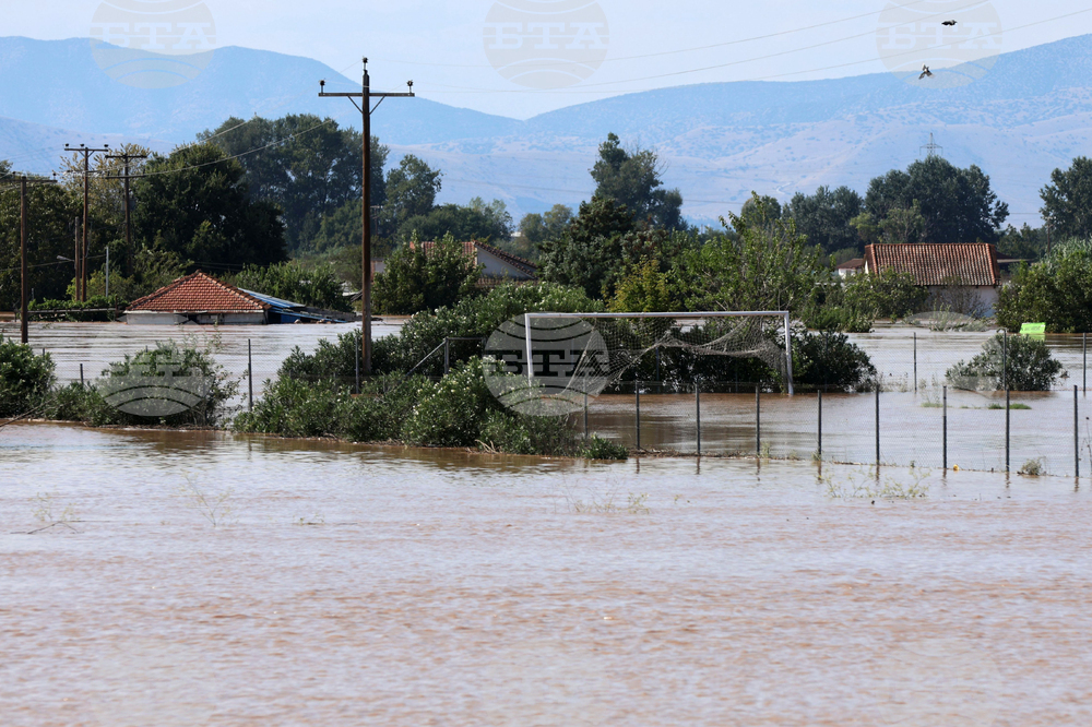 Гърция - Лариса - наводнение