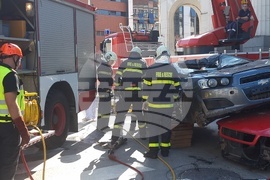 Плевен - пожарникари - демонстрация