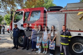 Разград - пожарна - демонстрации и награждаване