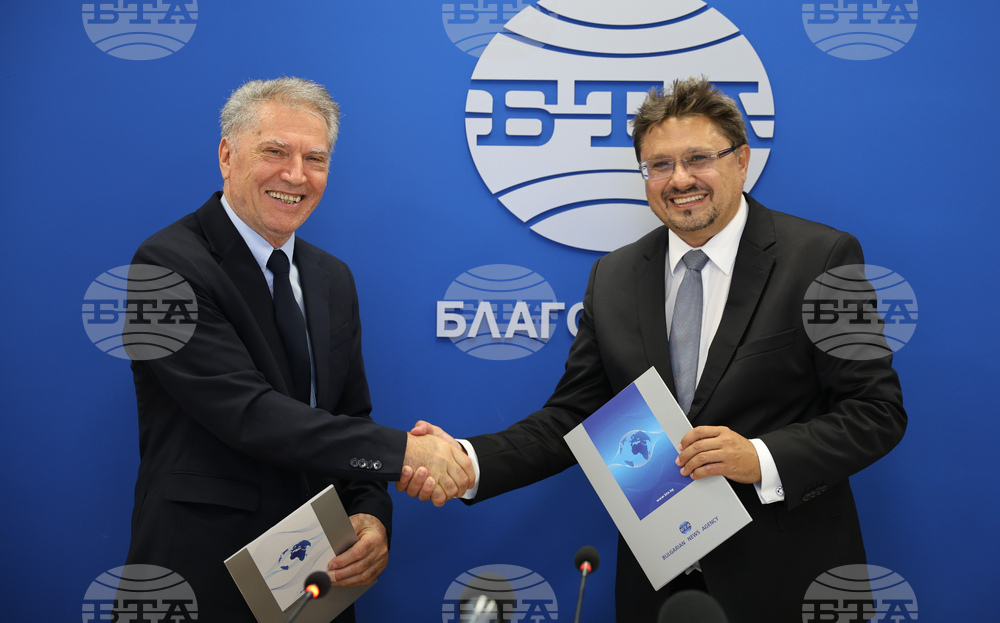 Национален пресклуб на БТА Благоевград – Югозападен университет „Неофит Рилски“ – БТА – договор - подписване