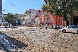 Плевен - авария - тръба с топла вода