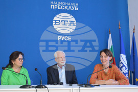 Национален пресклуб на БТА  Русе - Веселина Антонова- пресконференция