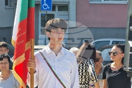 Ямбол - паметник на Иван Параскевов - откриване