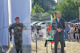 Ямбол - паметник на Иван Параскевов - откриване