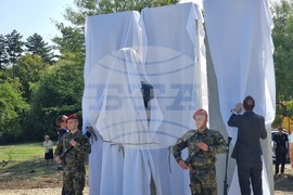 Ямбол - паметник на Иван Параскевов - откриване