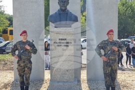 Ямбол - паметник на Иван Параскевов - откриване
