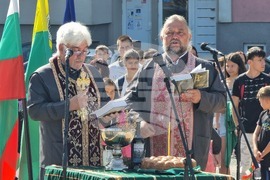 Ямбол - паметник на Иван Параскевов - откриване
