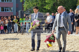 Ямбол - паметник на Иван Параскевов - откриване