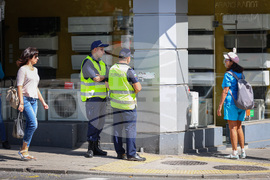 Бургас - пешеходни пътеки - полицейска операция