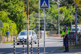 Бургас - пешеходни пътеки - полицейска операция