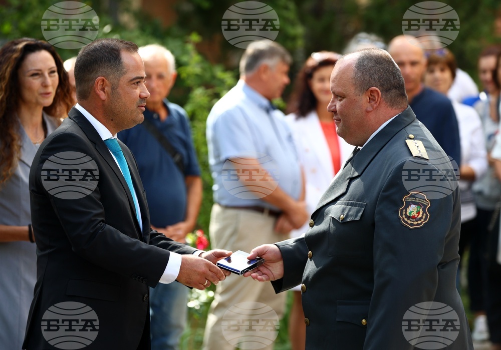 Пожарникари - празник - Александър Душанов - награда