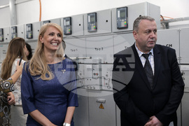 Токоизправителна станция „Юнак" - министър - посещение