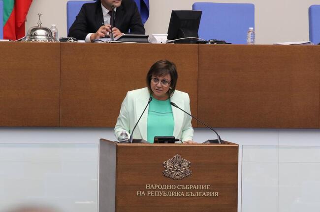 Нинова за украинското зърно: Това решение е предателство спрямо българския интерес и европейските ни партньори 