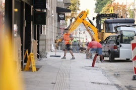 Жълти павета - ремонтни дейности