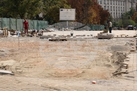 Жълти павета - ремонтни дейности