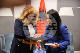 Албания - Тирана - Илияна Йотова - Белинда Балуку - среща