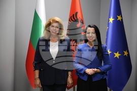 Албания - Тирана - Илияна Йотова - Белинда Балуку - среща