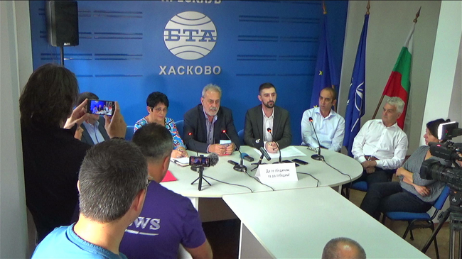 Пресконференция на кандидата за кмет на Хасково Георги Иванов