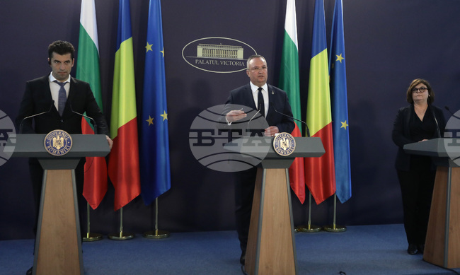 Румъния - Кирил Петков - Николае Чука - пресконференция