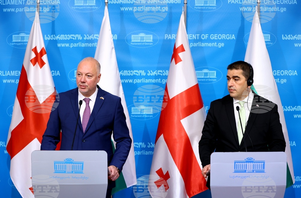 Parliament Chair Zhelyazkov Says Relations with Georgia Excellent, Assures Counterpart Papuashvili of Support for EU Aspirations