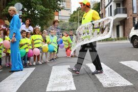 Бургас - боядисване на пешеходна пътека - инициатива