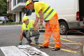 Бургас - боядисване на пешеходна пътека - инициатива