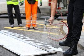 Бургас - боядисване на пешеходна пътека - инициатива