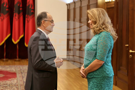 Албания - Илияна Йотова - Байрам Бегай - среща