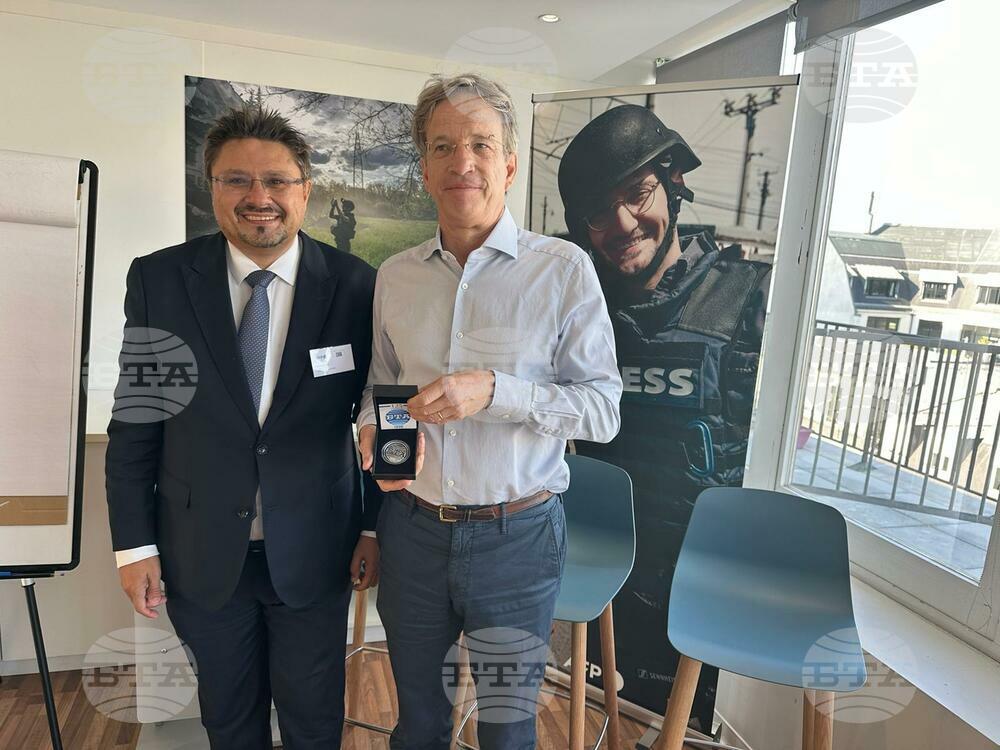 Newly Elected EANA President and AFP CEO Fabrice Fries Receives Commemorative Medal, Postage Stamp for BTA's 125th Anniversary