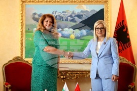 Албания - Илияна Йотова - Линдита Никола - среща