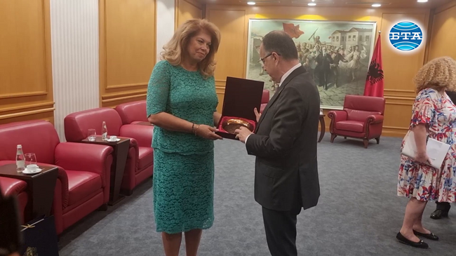 Вицепрезидентът Илияна Йотова се срещна с президента на Република Албания Байрам Бегай