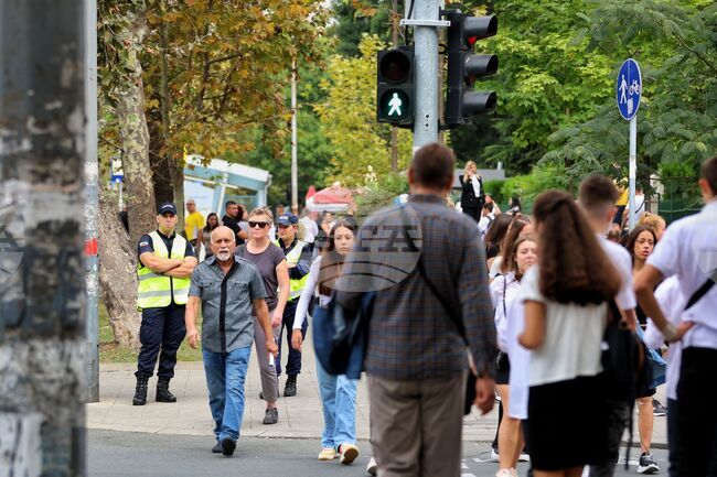 Бургас - пешеходци - трафик- контрол