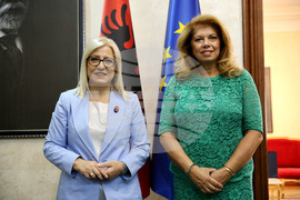 Албания - Илияна Йотова - Линдита Никола - среща