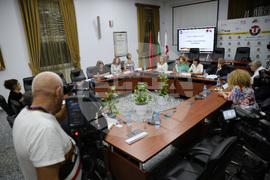 Албания - Тирански университет - Илияна Йотова - Артан Ходжа - среща