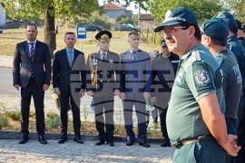 Елхово - паметник на загинали граничари - откриване