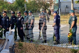 Елхово - паметник на загинали граничари - откриване