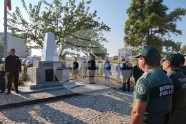 Елхово - паметник на загинали граничари - откриване