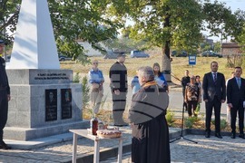 Елхово - паметник на загинали граничари - откриване
