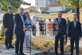 Елхово - паметник на загинали граничари - откриване