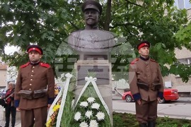 Севлиево - генерал Никола Генев - бюст-паметник - откриване