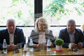 Албания - Елбасан - Илияна Йотова - българско национално малцинство - среща