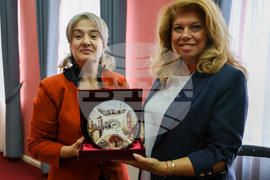 Албания - Илияна Йотова - Майлинда Периу - среща