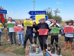 Кардам - протест - сектор Земеделие