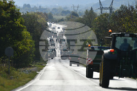 Разград - национален протест - земеделски производители