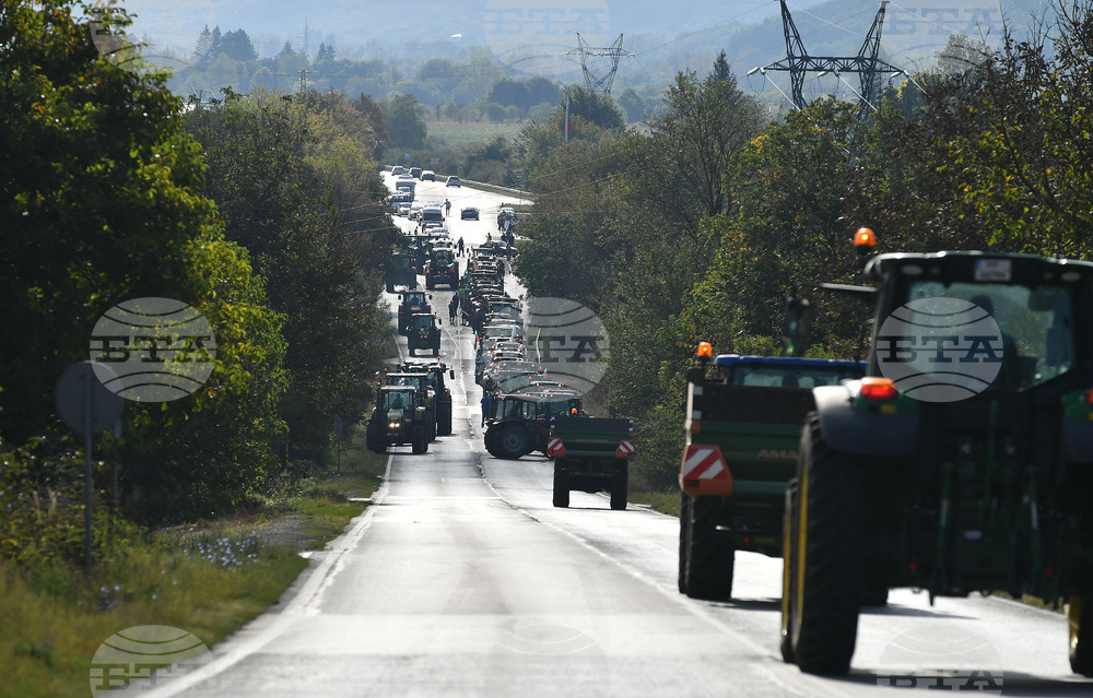 Разград - национален протест - земеделски производители